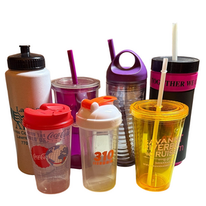 Assorted Colorful Cold Drink Tumblers